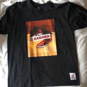 BANNED iconic Jordan shirt